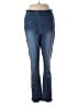 Hue Polka Dots Blue Jeggings Size M - photo 1