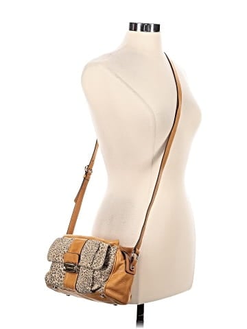 B Makowsky Leather Crossbody Bag (view 2)