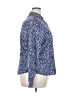 Foxcroft Print Blue Long Sleeve Blouse Size 18 - photo 4