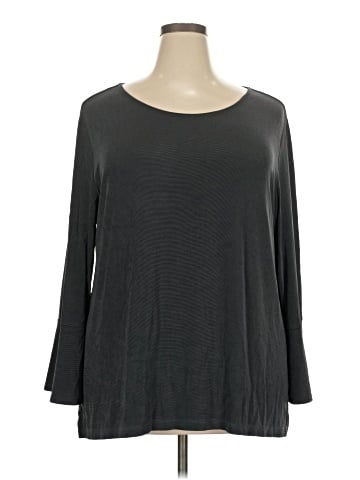 Travelers by Chico's 3/4 Sleeve T-Shirt (view 1)