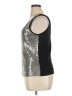 Bisou Bisou 100% Cotton Silver Tank Top Size XL - photo 5