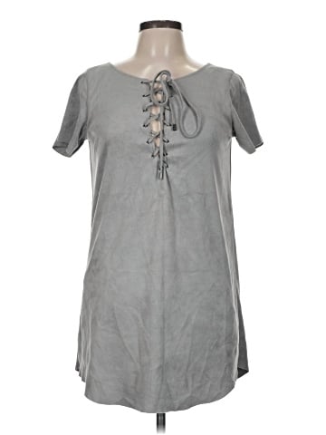 Olivaceous Casual Dress (view 1)