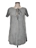 Olivaceous Gray Casual Dress Size M - photo 1