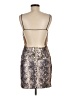Topshop Metallic Silver Cocktail Dress Size 6 - photo 2
