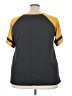 Doublju Gray Short Sleeve Top Size 3X - photo 2