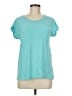 Sigrid Olsen Teal Short Sleeve T-Shirt Size M - photo 1