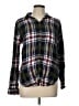 American Eagle Outfitters Plaid Green Long Sleeve Button-Down Shirt Size L - photo 1