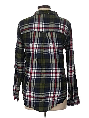 American Eagle Outfitters Long Sleeve Button-Down Shirt (view 2)