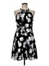 Express Outlet 100% Polyester Floral Black Cocktail Dress Size 8 - photo 1