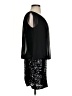 Aqua 100% Polyester Black Cocktail Dress Size 2 - photo 4