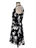 Express Outlet 100% Polyester Floral Black Cocktail Dress Size 8 - photo 5