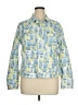 Talbots Print Blue Jacket Size XL - photo 1
