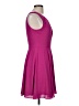 Express 100% Polyester Solid Pink Cocktail Dress Size 8 - photo 4