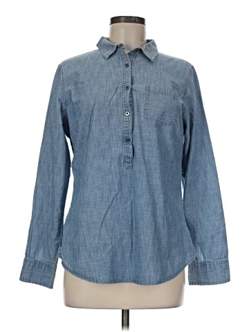 L.L.Bean Long Sleeve Button-Down Shirt (view 1)
