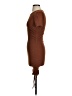 Zara Solid Brown Casual Dress Size S - photo 5