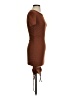 Zara Solid Brown Casual Dress Size S - photo 4