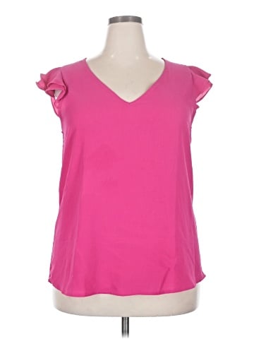 Halogen Short Sleeve Top (view 1)
