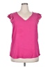 Halogen Pink Short Sleeve Top Size XXL - photo 1