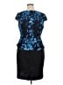 Connected Apparel 100% Polyester Blue Cocktail Dress Size 16 - photo 2