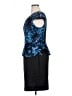 Connected Apparel 100% Polyester Blue Cocktail Dress Size 16 - photo 5