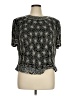 Papell Boutique Evening 100% Polyester Black Short Sleeve Blouse Size 1X - photo 1