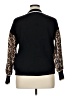 Elle Animal Print Black Cardigan Size 1X (estimated) - photo 2