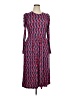 Boden Chevron-herringbone Blue Casual Dress Size 14 - photo 1