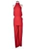Lulus Color Block Red Jumpsuit Size M - photo 1