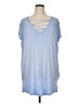 Seven7 Blue Sleeveless T-Shirt Size 1X - photo 1