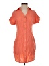 Guess Orange Short Sleeve Button-Down Shirt Size S - photo 1