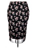 Torrid Floral Black Casual Skirt Size 3X Plus (3) - photo 1