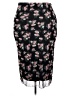 Torrid Floral Black Casual Skirt Size 3X Plus (3) - photo 2
