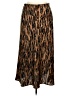 Dex 100% Polyester Animal Print Brown Casual Skirt Size XL - photo 1