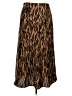 Dex 100% Polyester Animal Print Brown Casual Skirt Size XL - photo 2