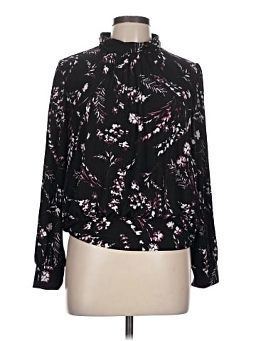 Ann Taylor Factory Long Sleeve Blouse (view 1)