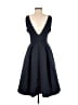 Amsale Solid Blue Cocktail Dress Size 6 - photo 2