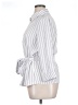 NYCC 100% Polyester Stripes White 3/4 Sleeve Blouse Size XL - photo 5