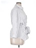 NYCC 100% Polyester Stripes White 3/4 Sleeve Blouse Size XL - photo 4