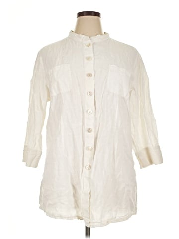 J.Jill 3/4 Sleeve Button-Down Shirt (view 1)