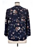 Fun2Fun Floral Blue 3/4 Sleeve Blouse Size XL - photo 2
