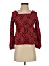 Self Esteem Red Long Sleeve Blouse Size S - photo 1