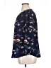 Fun2Fun Floral Blue 3/4 Sleeve Blouse Size XL - photo 5