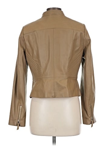 White House Black Market Leather Jacket (view 2)