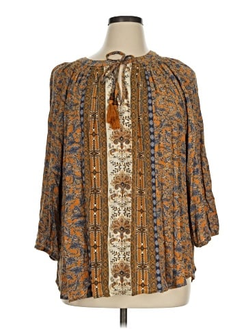 MASON & BELLE 3/4 Sleeve Blouse (view 1)