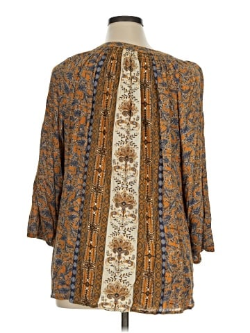 MASON & BELLE 3/4 Sleeve Blouse (view 2)