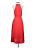 MNG 100% Polyester Solid Red Casual Dress Size 4 - photo 2