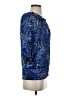 Versona 100% Polyester Blue 3/4 Sleeve Blouse Size S - photo 4