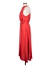 MNG 100% Polyester Solid Red Casual Dress Size 4 - photo 5