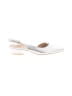 Naturalizer 100% Leather White Heels Size 11 (wide) - photo 1