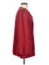 MICHAEL Michael Kors 100% Polyester Solid Burgundy Long Sleeve Blouse Size S - photo 4